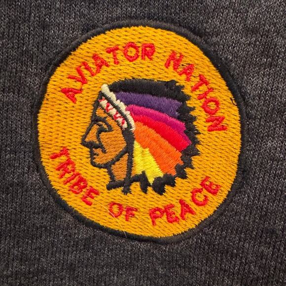 Aviator Nation Tribe of Peace Crewneck Sweatshirt Size Small - Picture 3 of 7